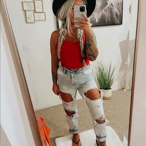 Kancan Paperbag Waist Jeans